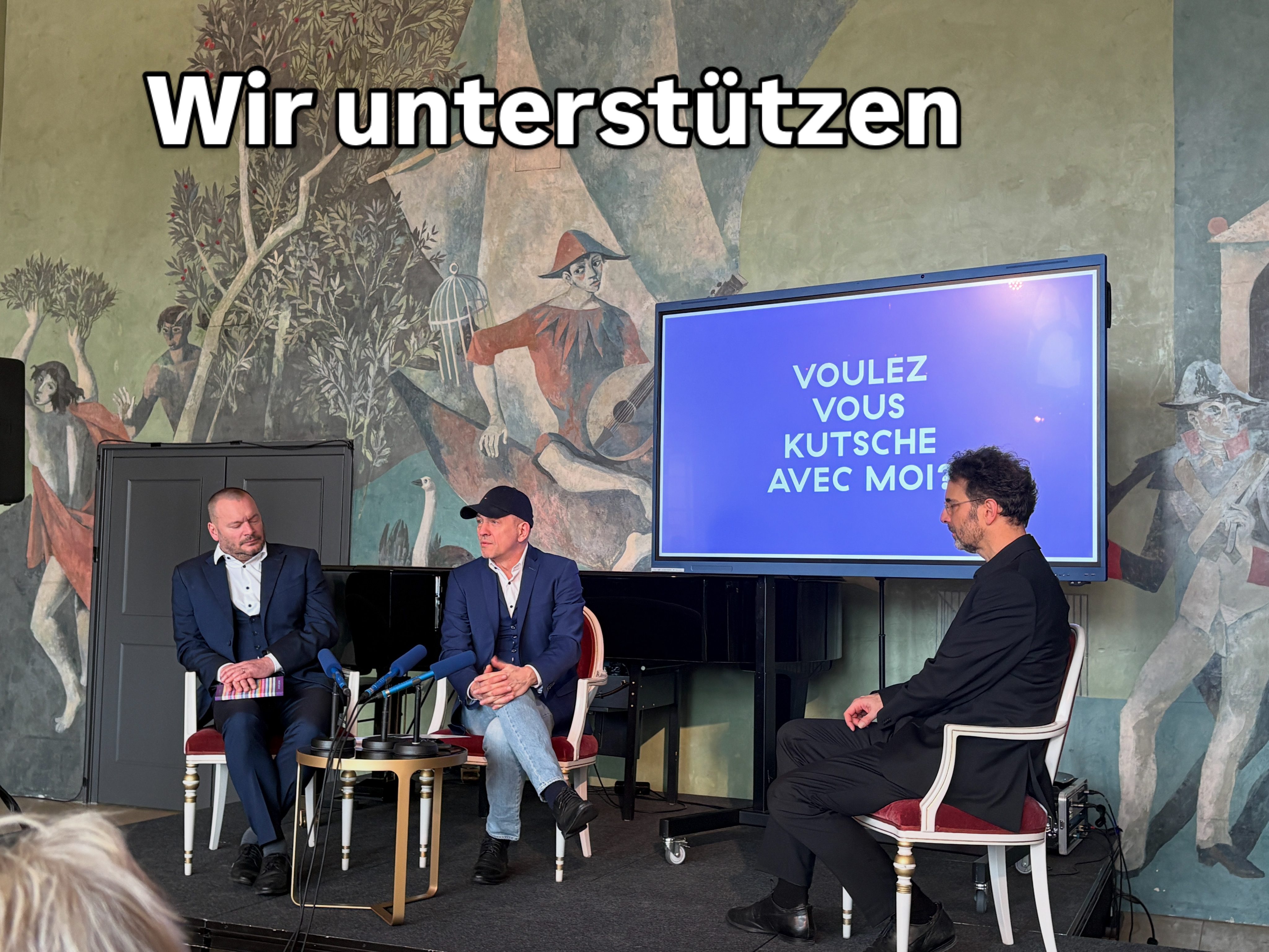 Karl Alfred Schreiner, Josef E. Köpplinger und Rubén Dubrovsky