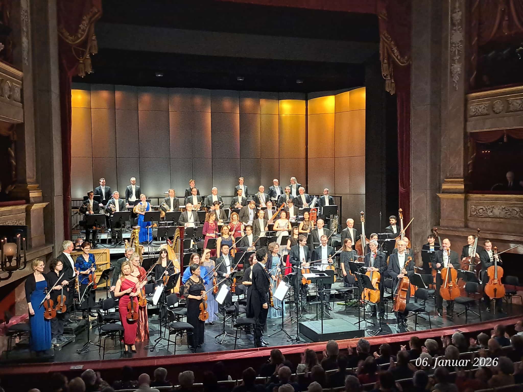 Applaus nach dem Neujahrskonzert am 6. Januar 2026