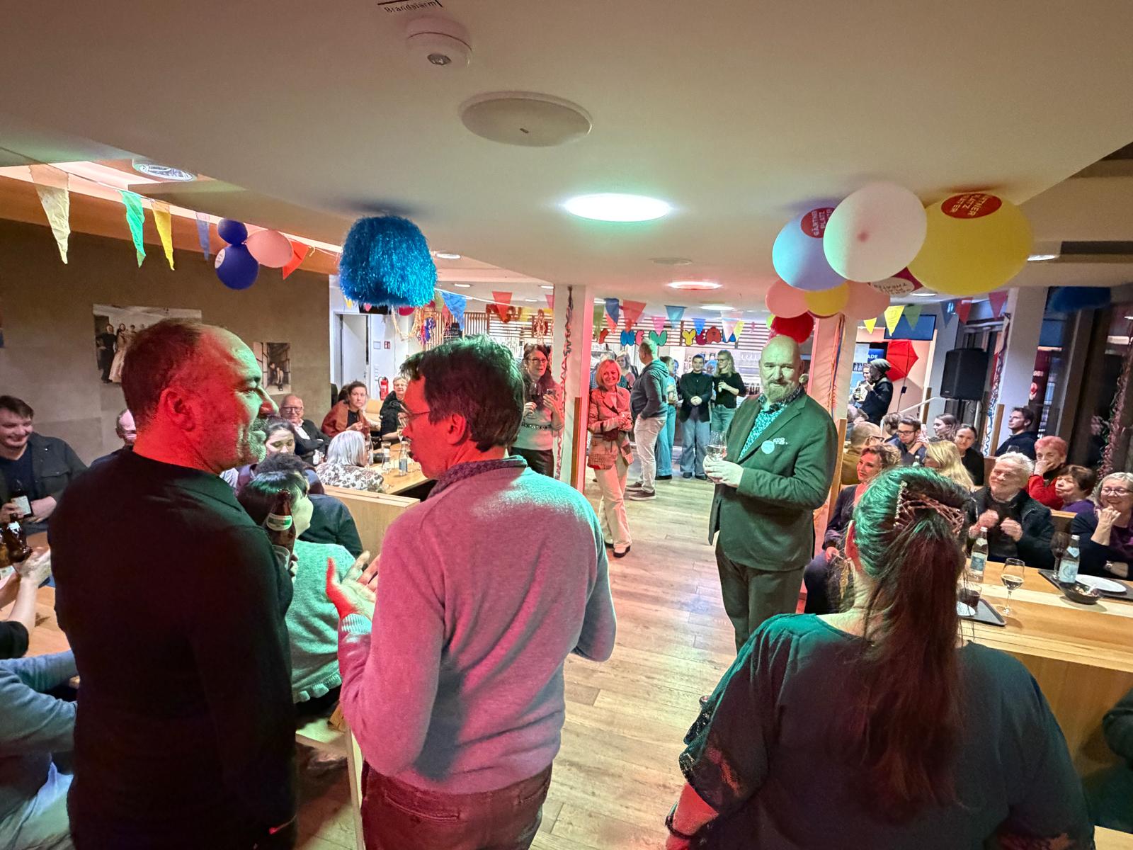 Neujahrsempfang des Freundeskreises mit dem Orchester des Staatstheaters am Gärtnerplatztheater in der Kantine